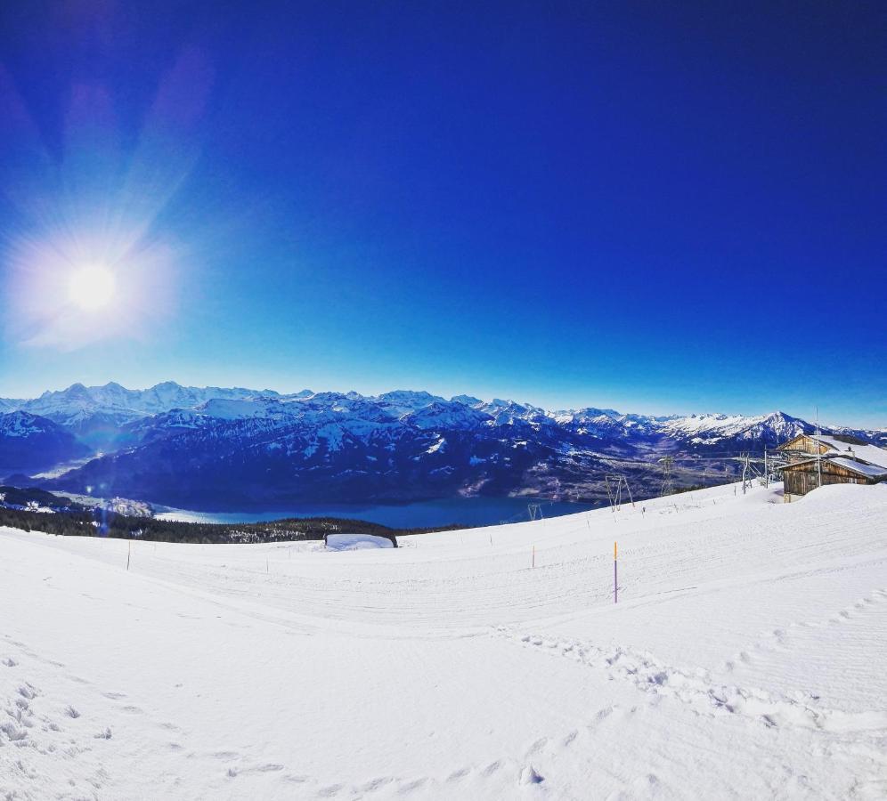 Chalet Lilo 2 Zimmer Top Mountain View Beatenberg Exterior foto
